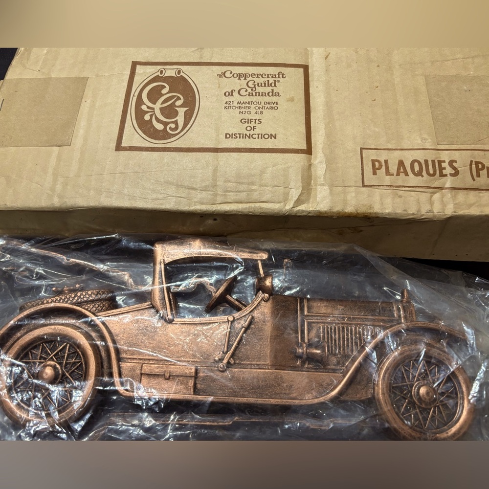 Coppercraft Guild Vintage Decorative Car Wall Art Plaques